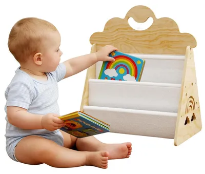 Immagine prodotto di Libreria Montessori per bambini con apertura frontale