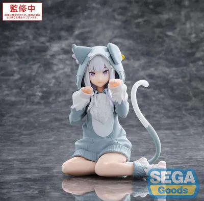 Produktbild von Re:Zero Starting Life in Another World Yumemirize PVC Statue Emilia Mofumofu Pack 11 cm