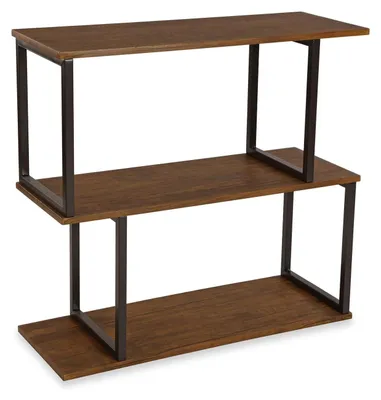 Standregal Industriestil 4 Böden 75x30x80 cm Holz/Metall