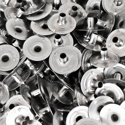Produktbild von 50 Dochtfuß Teelichdocht Kerze Kerzendocht Kerzenwachs Docht Bis 3,0mm H: 6,4mm