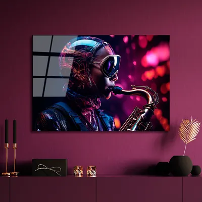 Immagine prodotto di Wallity, UV-1201 - 70 x 100, Quadro decorativo in vetro temperato, Multicolore, 100 % vetro temperato, 70 x 100 cm