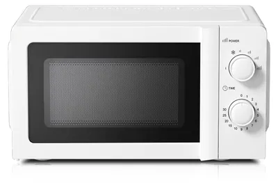 Image de Zimilo Micro-ondes rétro en pose libre 20 L, puissance 700 W, 6 niveaux de puissance avec fonction décongélation,simple, Blanc