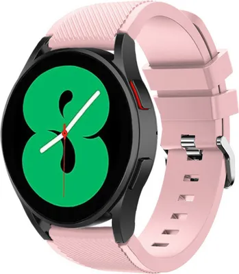 Produktbild von Strap-it Samsung Galaxy Watch 4 - 44mm Silikonarmband (Rosa)