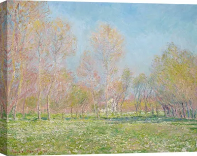 Immagine prodotto di Stampe su tela Claude Monet - Primavera a Giverny, 1890 - 120 x 90 cm