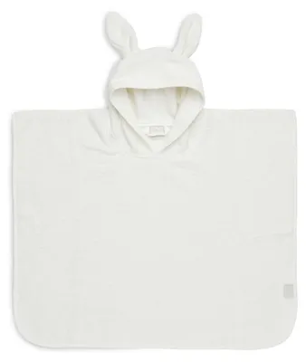 Produktbild von Jollein Kinder Badeponcho aus 100% Baumwolle, Elfenbein, mit Kapuze