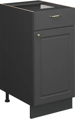 Produktbild von Küchenunterschrank Vicco Fame-Line Anthrazit-Gold Landhaus 40 cm , AP Marmor, Model 56981