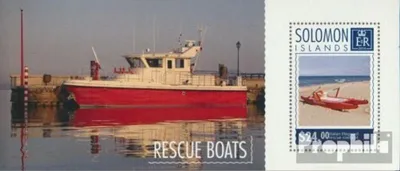 Produktbild von Briefmarken Salomoninseln 2014 Mi Block 373 (kompl. Ausg.) postfrisch Rettungsboote