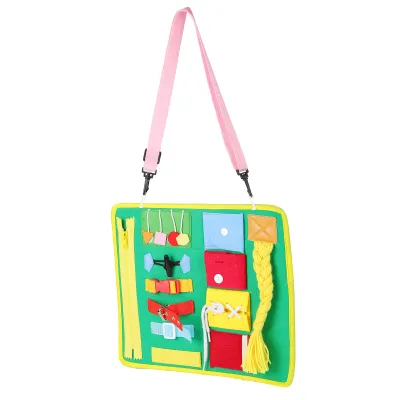 Produktbild von Schnalle Board Spielzeug,Kinder Zipper Board Spielzeug,Schuhe binden Lernspielzeug,Kleid Lernspielzeug,Kleinkinder lernen Kleid Spielzeug,Lernspielzeug