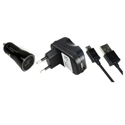 Productafbeelding van Promate chargMate-EU1, interieur, universeel, AC, sigarettenaansteker, zwart, 1,2 meter, 100 - 240/12 - 24V