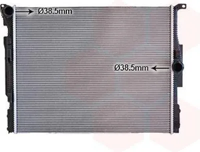 Image de VAN WEZEL Radiateur, refroidissement du moteur 06012731