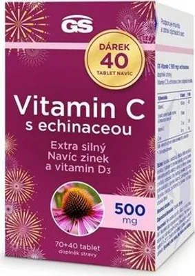 Image de GS Vitamine C 500 s echinaceou 70 + 40 comprimé ZDARMA