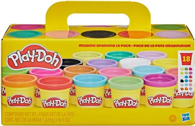 Produktbild von Play-Doh 18er Fantasiepack, 2 Jahr(e), Polypropylen (PP), Polyethylen, 3 Stück(e)