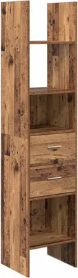 Produktbild von vidaXL Bücherregal Altholz 40 x 35 x 180 cm Holzwerkstoff