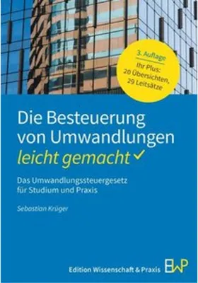 Obrázek produktu pro Die Besteuerung von Umwandlungen - leicht gemacht