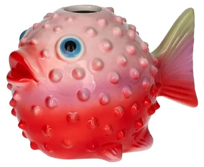 Produktbild von Gift Company Vase Mignon Fisch Kugelfisch (12cm)