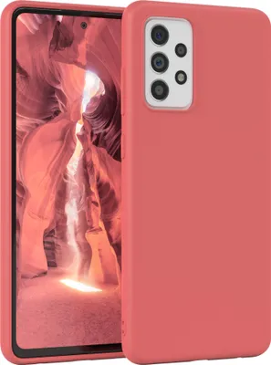 Produktbild von EAZY CASE - TPU Hülle für Samsung Galaxy A72 / A72 5G, TPU Case stoßfeste Handyhülle, weiches Cover mit Kameraschutz, Silikonhülle in Rot