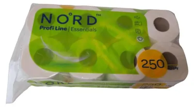 Produktbild von Toilettenpapier, 2-lagig, 250 Blatt, 8 Rollen | Karton (8 Packungen)