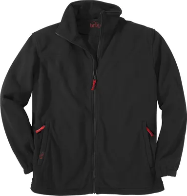 Produktbild von Brigg Fleecejacke Übergröße schwarz ohne Futter