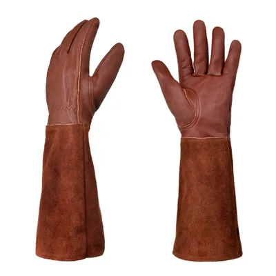 Produktbild von Gartenhandschuhe Dornensicher zum Beschneiden von Rosen,(brown)