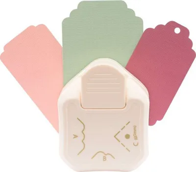 Produktbild von VAESSEN CREATIVE Dekorativer Ecklocher Eckenstanze - Ecke 3in1 - 077