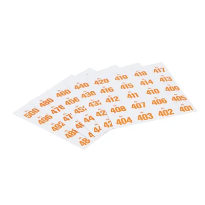 Productafbeelding van WOLF & APPENZELLER 400401 99 Etiketten met kleefstrip, cijfers, 20,0 x 24,0 mm