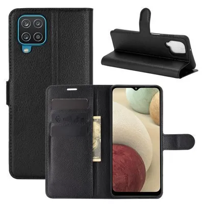 Produktbild von Handy Tasche für Samsung Galaxy A12 Hülle Flip Cover Wallet Case Handyhülle Etui