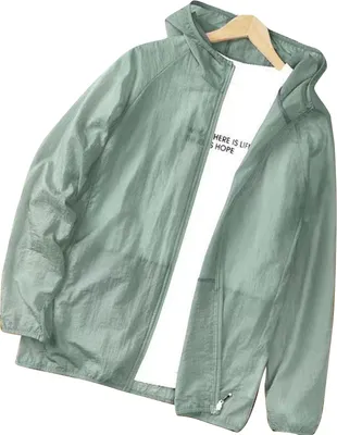 Immagine prodotto di Giacca da uomo con protezione UV, leggera e traspirante, maniche lunghe e rinfrescante, per la pesca, l'escursionismo, l'estate, taglia 2XL