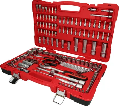 Produktbild von KS Tools 951.0751, Steckschlüssel-Satz, 151 Kopf/Köpfe, Chrom-Vanadium-Stahl, 8,5 kg