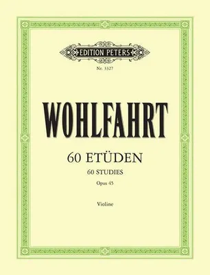 Produktbild von 60 Etüden für Violine solo op. 45