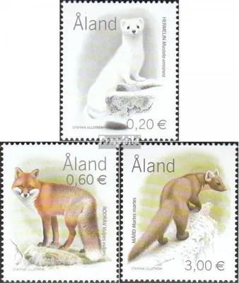 Produktbild von Briefmarken Finnland - Aland 2004 Mi 229-231 (kompl.Ausg.) postfrisch Einheimische Raubtiere