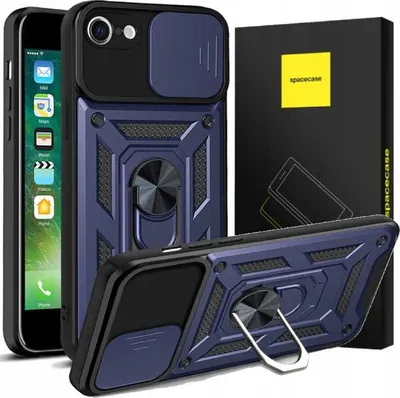 Immagine prodotto di SPACECASE Custodia blindata Camring per iPhone 7/8/SE Blu
