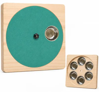 Produktbild von Hundekrallenpflege Spielzeug, automatische Krallenfeile für Hunde mit Schleiffläche, interaktives Pflegebrett mit Snacknapf zur einfachen Nagelpflege Zuhause
