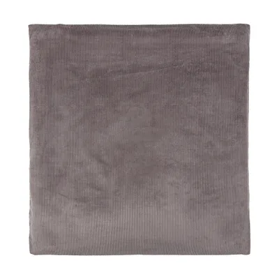 Produktbild von KraftKids Bezug für Wickeltischauflage Cord Breitcord Grau 70 cm breit x 75 cm tief