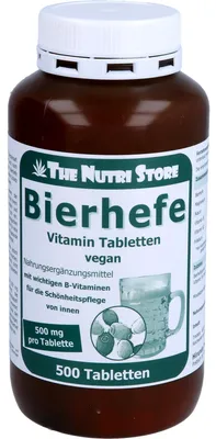 Zdjęcie produktu dla Tabletki witaminowe z drożdżami piwowarskimi Nutri Store, 500 tabletek