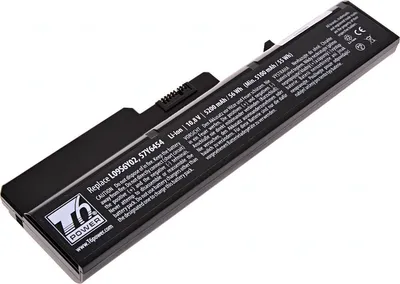 Zdjęcie produktu dla Bateria T6 Power Lenovo IdeaPad G460, G465, G470, G475, G560, G565, G570, G575, 5200 mAh, 56 Wh, 6 ogniw
