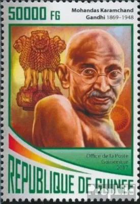 Produktbild von Briefmarken Guinea 2017 Mi 12739 (kompl. Ausgabe) postfrisch Mahatma Gandhi