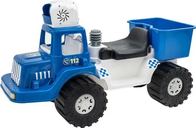 Obrázek produktu pro Dětské policejní odrážedlo s bublifukem BAYO 70 cm