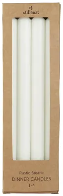 Adventskerzen-Dekoration-Weiß-Set