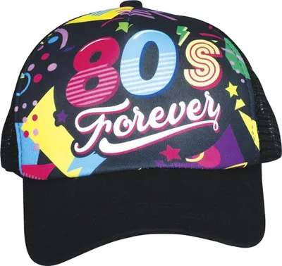 Produktbild von Fiestas Guirca - "80s" Kappe FG1360 (Einheitsgröße) (Schwarz)