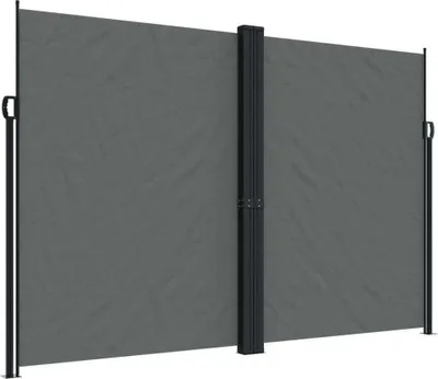 A retractable side awning is shown against a white background.