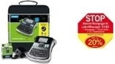 Produktbild von DYMO LabelManager 210D+ Beschriftungsgerät im Koffer | Etikettiergerät mit QWERTZ Tastatur & großem Grafikdisplay | Einfache Textbearbeitung | für D1 Etiketten in 69und 12mm Breite, QWERTZ, Wärmeübertragung, 180 x 180 DPI, 12 mm/sek, Schwarz, Grau