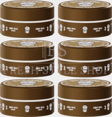 Produktbild von 6 x Bandido Haar Wax Hair Wax Haarwachs 150ml Brown Leichter Halt