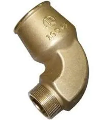 Obrázek produktu pro Svorka Isowinkel z mosazi, č. 354ISO 1"AGda32mm, 1 ks