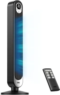 Produktbild von Standventilator – Raumkühler – Geräuscharmer Betrieb – 106 cm hoch – Schwarz