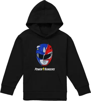 Obrázek produktu pro Power Rangers - Dětská mikina s kapucí "Spliced Head" TV23242 (152-158) (černá)