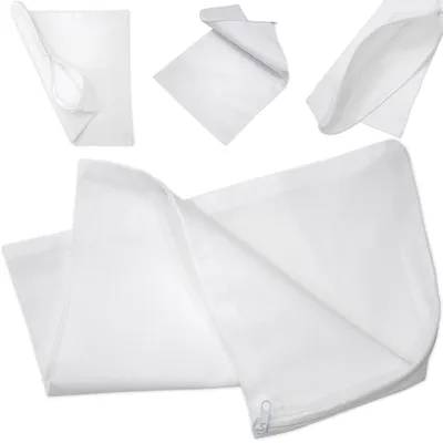 Produktbild von Kissen Inlett 70x100 cm ohne Füllung aus Baumwolle | Inlett mit Reißverschluss | Innenkissen leer, Füllkissen Ungefüllt