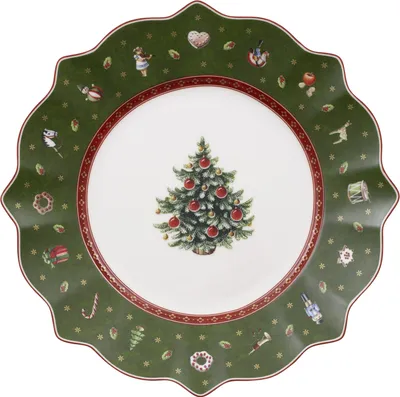 Image de Villeroy & Boch Toy's Delight Assiette à déjeuner verte, Couleur:Blanc/Vert