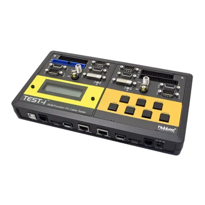 Obrázek produktu pro HOBBES TEST-i, BNC, IEEE-1394, RJ-11, RJ-45, USB, LCD, Černá, Žlutá, 9 V