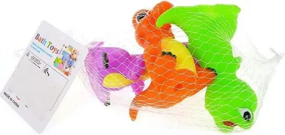 Produktbild von Gummidinosaurier 9,5 cm, 3 Stück (Spielzeug, Badespielzeug)