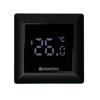 Produktbild von Termofol Elektrische Fußbodenheizung Heizfolie 230V mit Thermostat H6 Schwarz, Leistung 140 W/m2, 5 m²